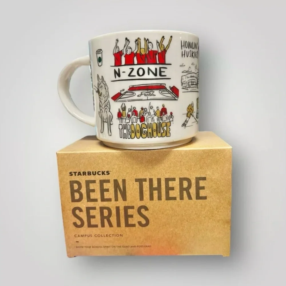 Starbucks Northeastern University Been There Campus Huskies 14 Oz Mug NEW - Picture 3 of 10